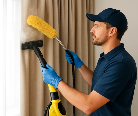 Trusted residential curtain cleaning technician Matty Curtain Cleaning point-wilson-vic QLD