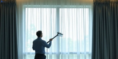 Commercial curtain stain removal service point-wilson-vic hotels offices restaurants