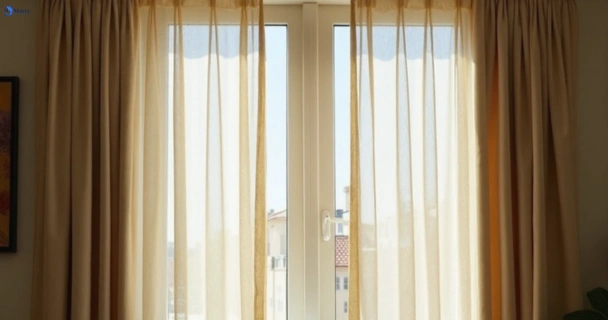 Dusty and dull curtains in point-wilson-vic before steam cleaning